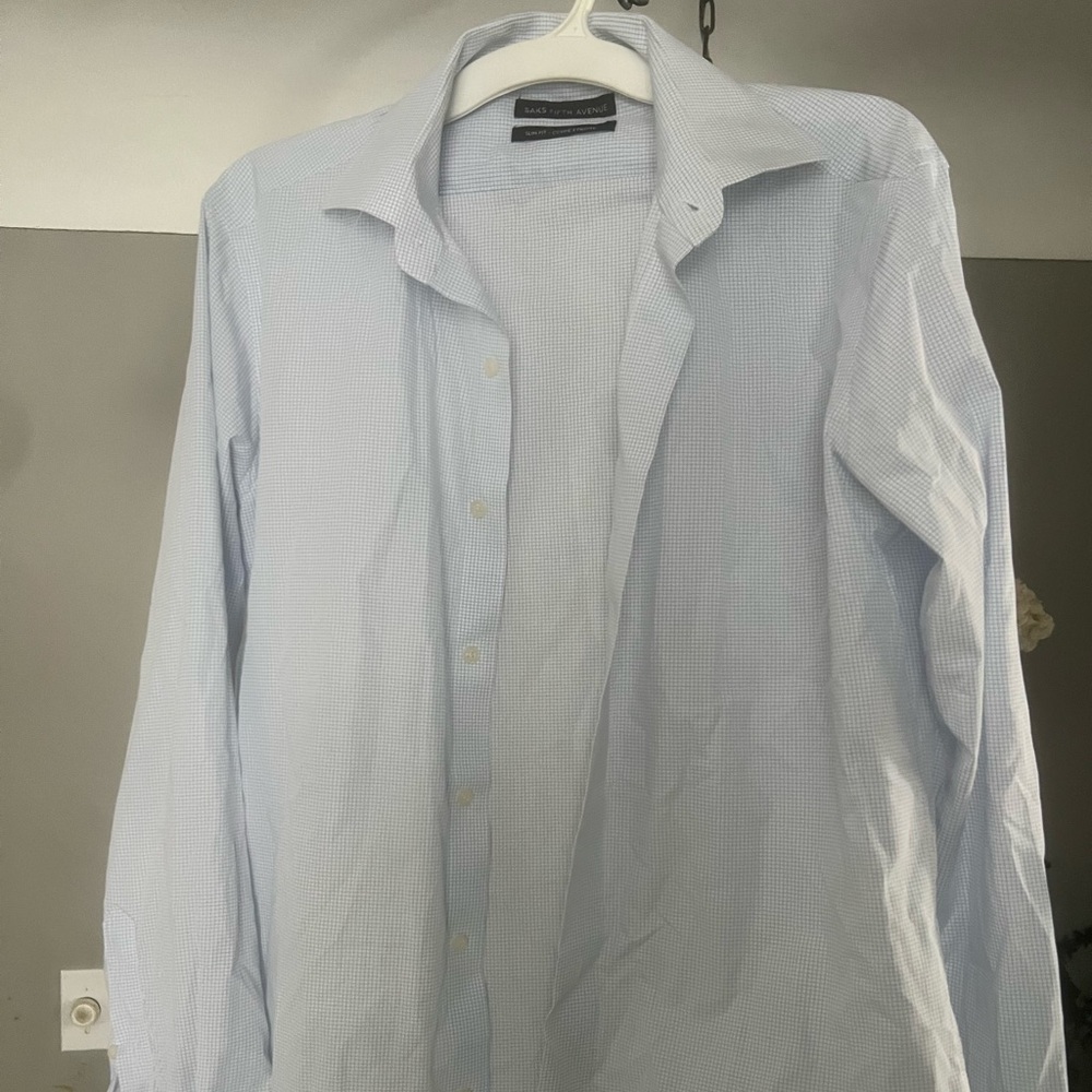 Saks Fifth Avenue slim fit Coupe Etoite button down